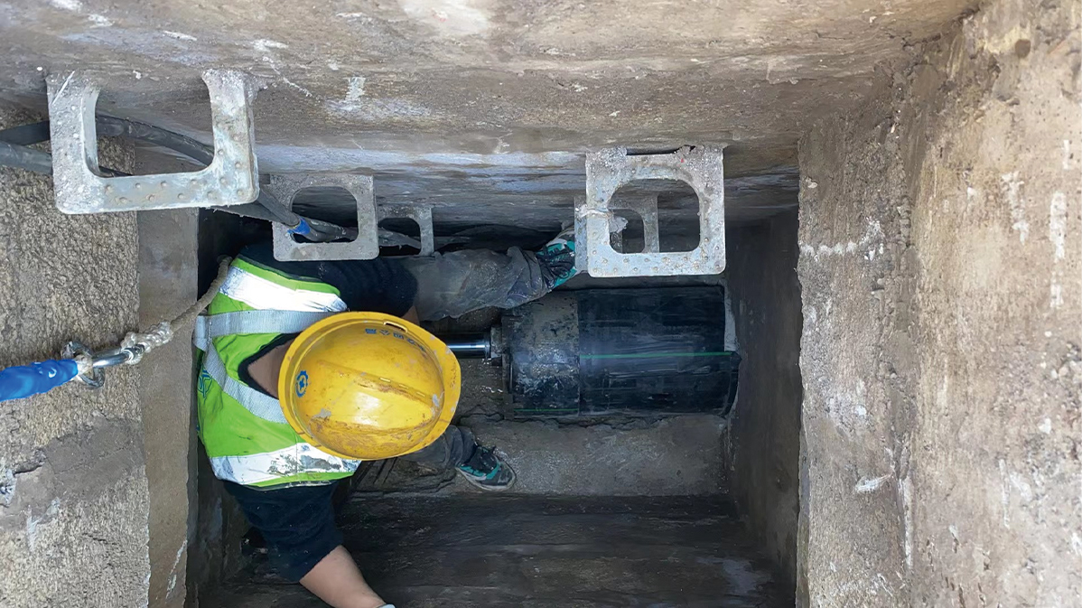 汉源HDPE短管内衬法